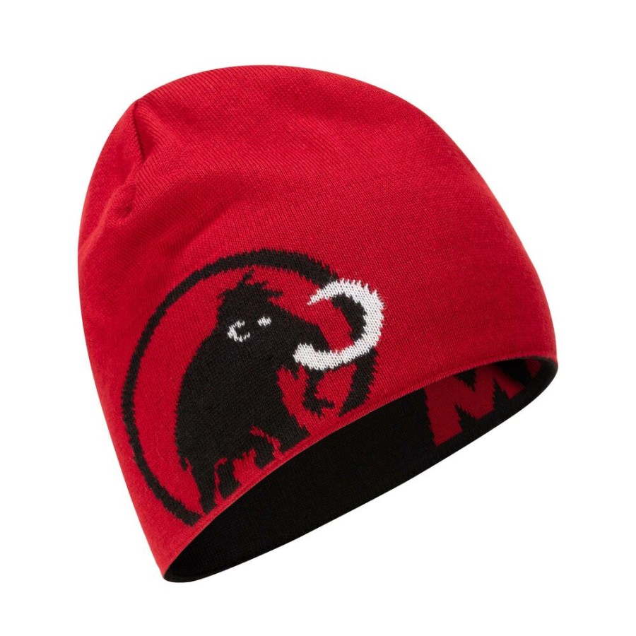 Outdoor Clothing MAMMUT | Mammut Mammut Logo Beanie Black