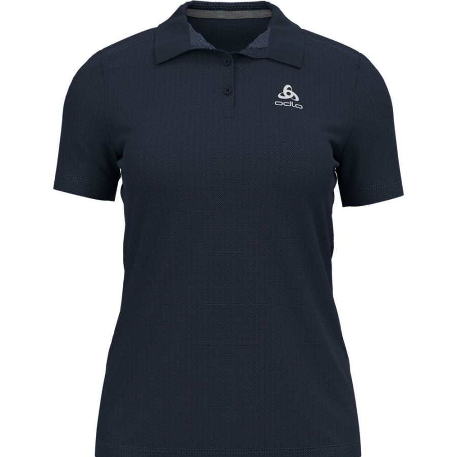 Outdoor Clothing ODLO | Odlo Polo Shirt S/S F-Dry W Dark Sapphire