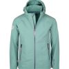 Outdoor Clothing TROLLKIDS | Trollkids Girls Kvalvika Jacket Glacier/Green Navy