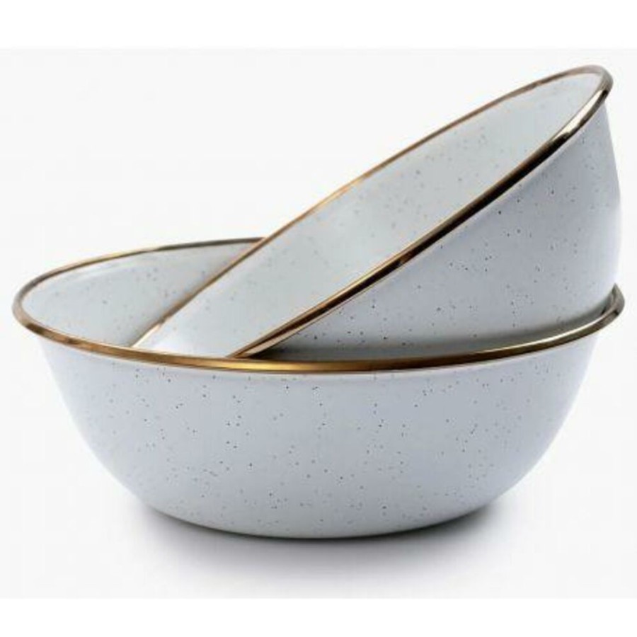 Kamperen BAREBONES | Barebones Enamel Bowl Egg Shell Charcoal