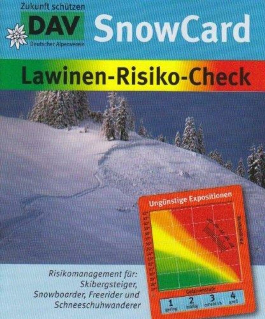 Mountain Sports & Winter Sports DAV GERMAN ALPINE CLUB | Dav German Alpine Association Dav Snowcard Avalanche Risk Check Several