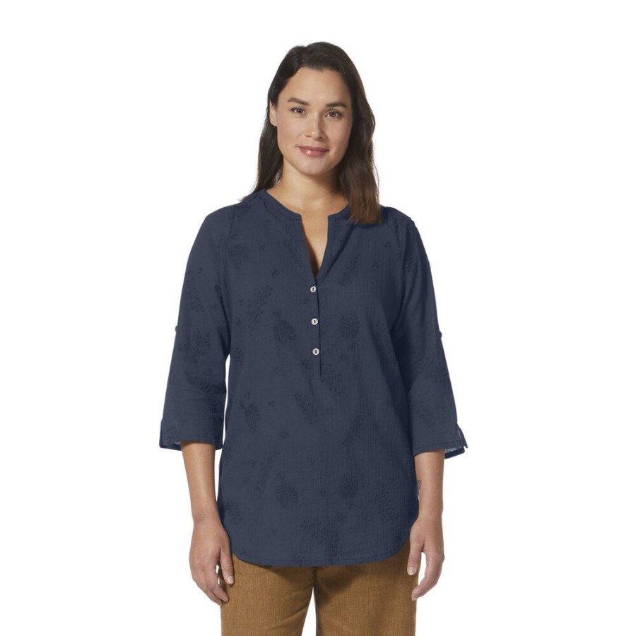 Outdoor Clothing ROYAL ROBBINS | Royal Robbins Oasis Ii Tunic 3/4 Sleeve