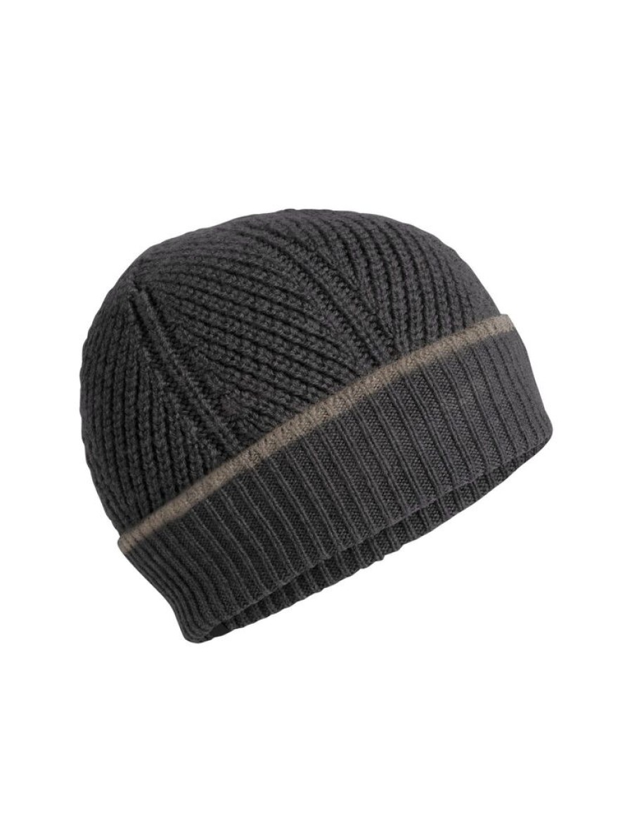 Outdoor Clothing ICEBREAKER | Icebreaker Waypoint Beanie Char Hthr