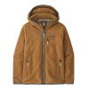 Outdoor Clothing PATAGONIA | Patagonia W'S Retro Pile Hoody Nest Brown W/ Nouveau Green