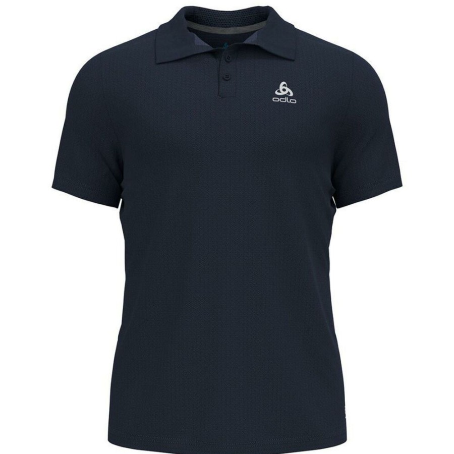 Outdoor Clothing ODLO | Odlo Polo Shirt S/S F-Dry M Dark Sapphire