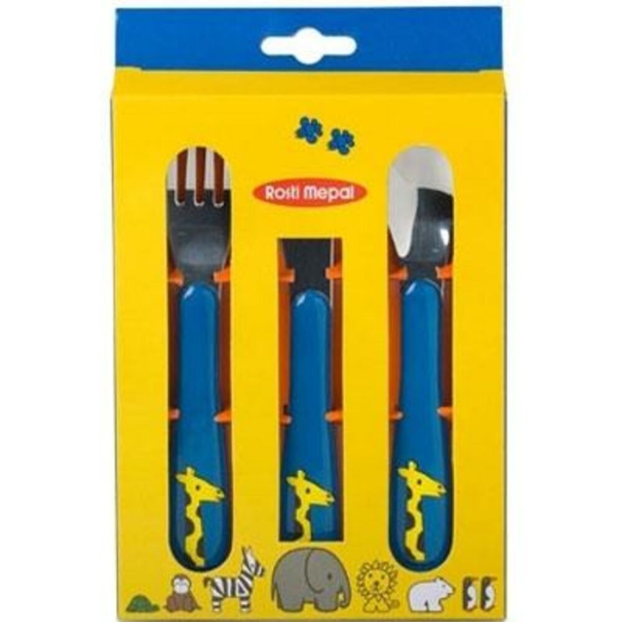 Kamperen MEPAL | Mepal Children'S Cutlery Set 3 Pieces - Zoo Diverse