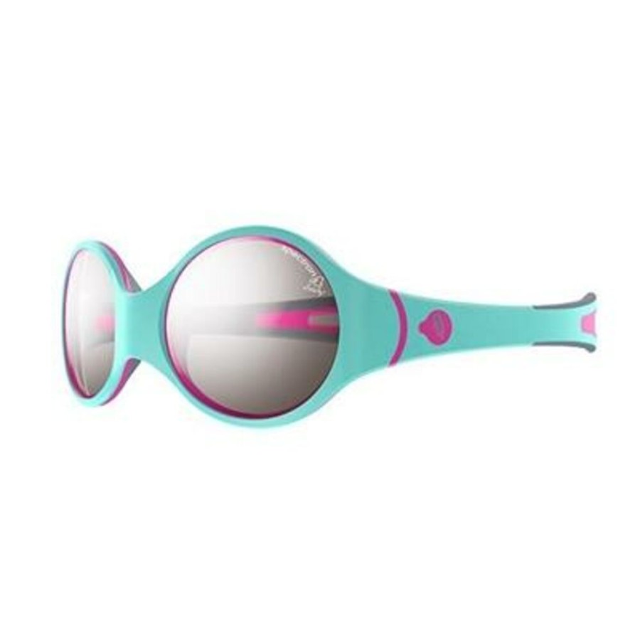 Equipment CHRISTMAS | Julbo Loop Sp4 Turquoise/Gray/Fluo Pink Children'S Sunglasses Several