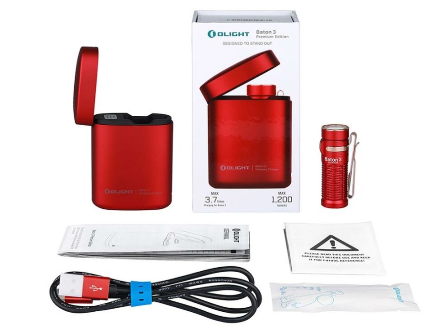 Equipment OLIGHT | Olight Baton 3 Premium Kit Red Several