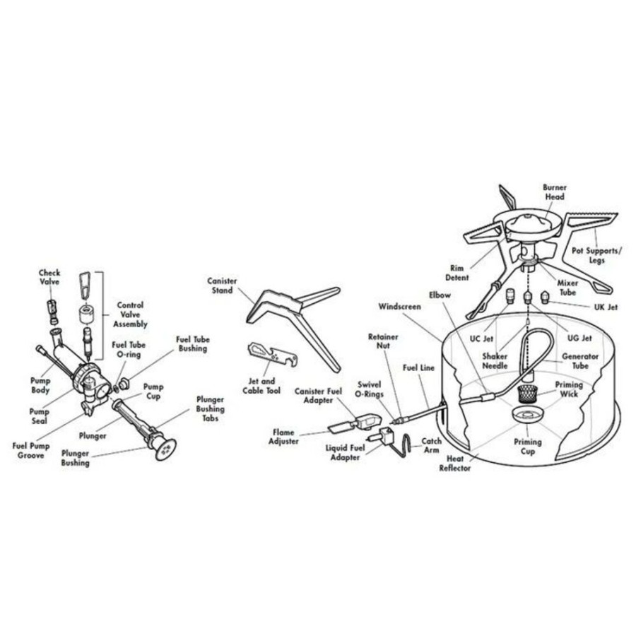 Kamperen MSR | Msr Wlu Mixer Tube Alum Diverse