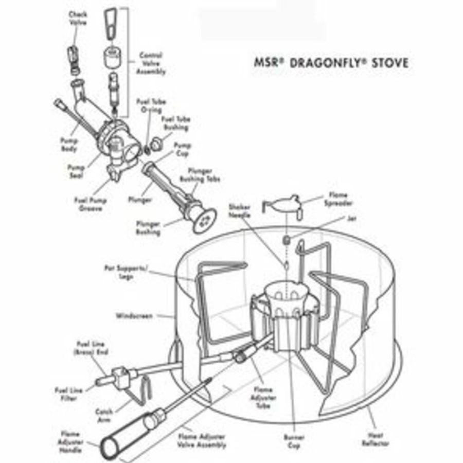 Kamperen MSR | Msr Dragonfly Pump Poppet Assembly Diverse