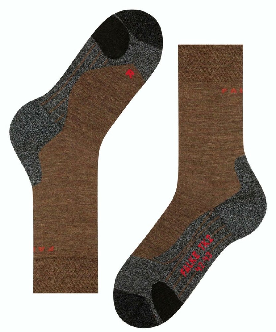 Shoes FALKE | Falke Tk2 Melange - Merino Hiking Socks Men