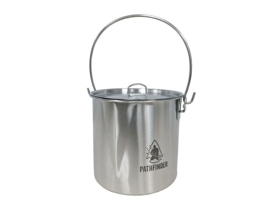 Kamperen PATHFINDER | Pathfinder Rvs Bushpot Met Deksel 1.9 L Diverse