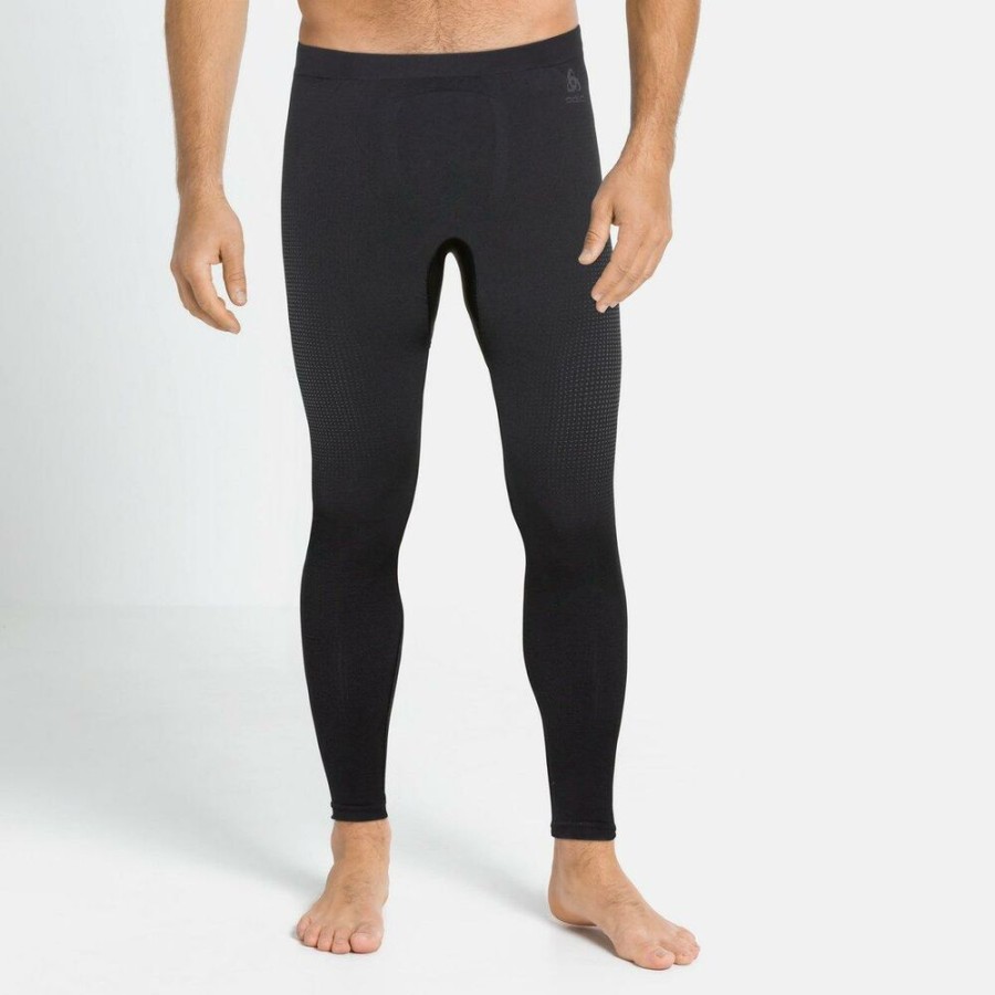 Outdoor Clothing ODLO | Odlo Bl Bottom Long Perf 196202 Black-New Odlo Graphite