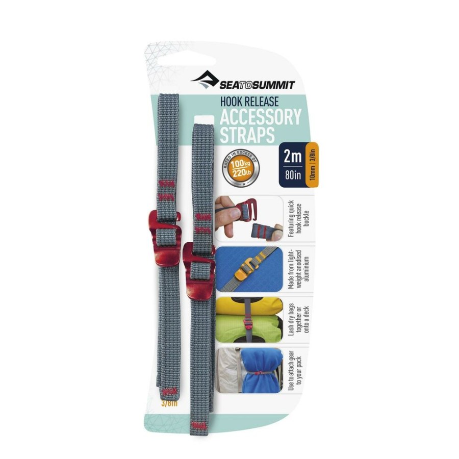 Travel SEA TO SUMMIT | Sea To Summit Webbing Strap With Hook Buckle 10Mm X 2M Several