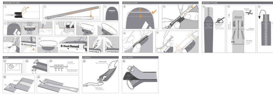 Mountain Sports & Winter Sports BLACK DIAMOND | Black Diamond Ascension Nylon Split Sts - Riser Skins Several