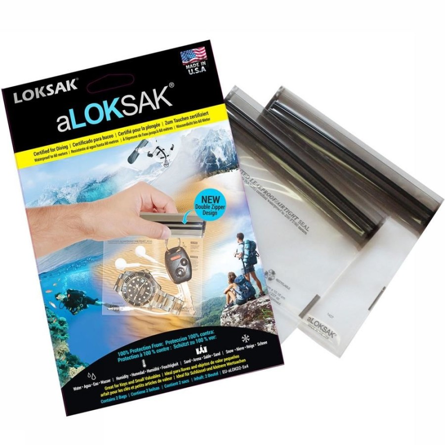 Travel LOKSAK | Loksak Loksak 12X10.2Cm Two Waterproof Bags Several