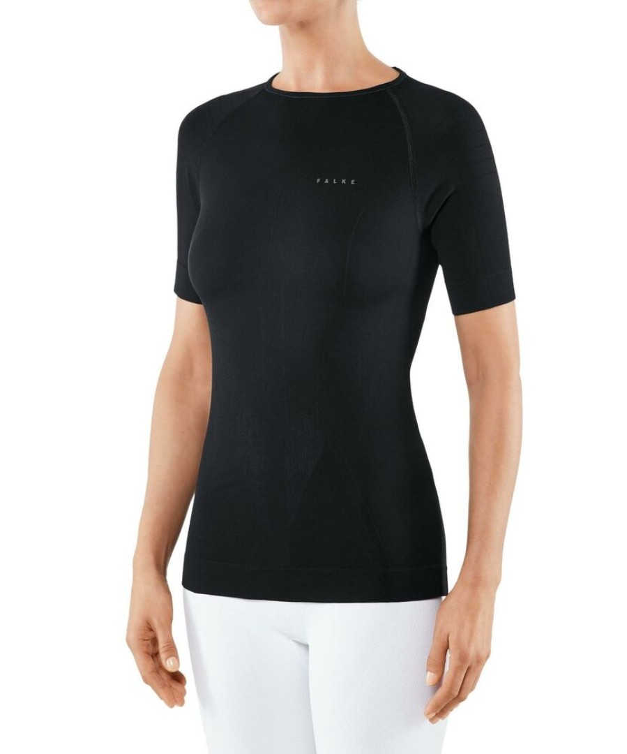 Outdoor Clothing FALKE | Falke Warm Shortsleeved Shirt Women Tight 39113 Black