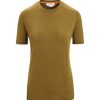 Outdoor Clothing ICEBREAKER | Icebreaker W Merino Linen Ss Tee Algae