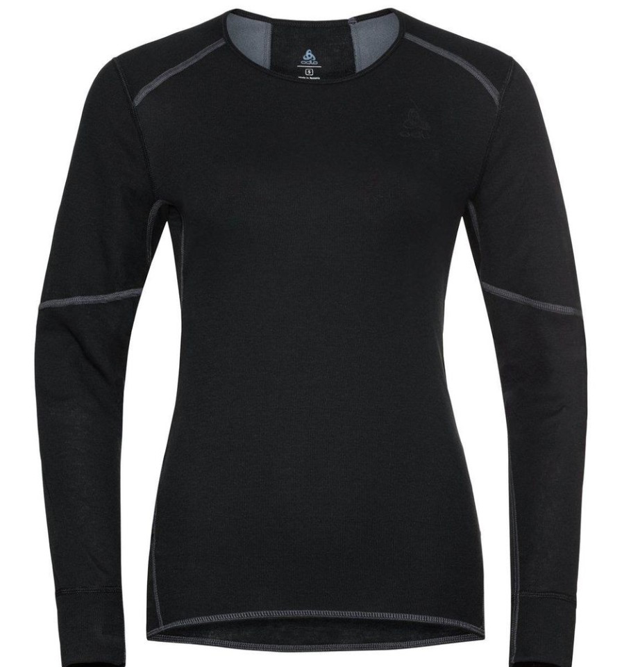 Outdoor Clothing ODLO | Odlo Bl Top Crew Neck L/S 159221 Black