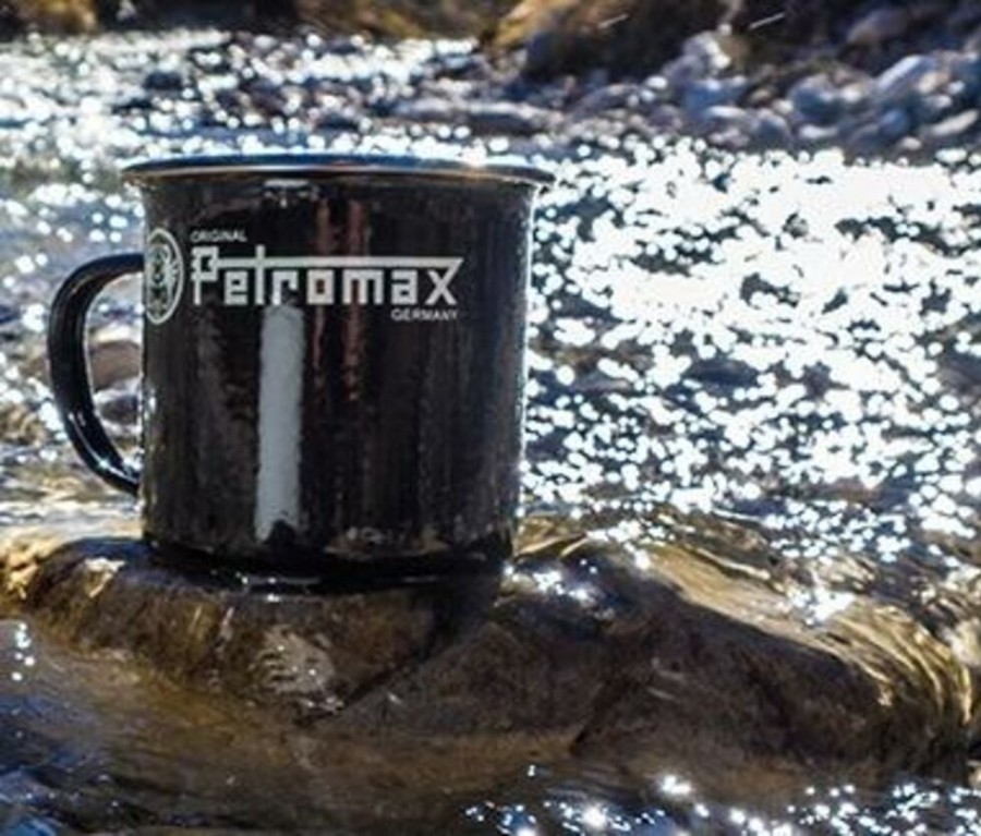 Kamperen PETROMAX | Petromax Petromax Enamel Mug Black Diverse