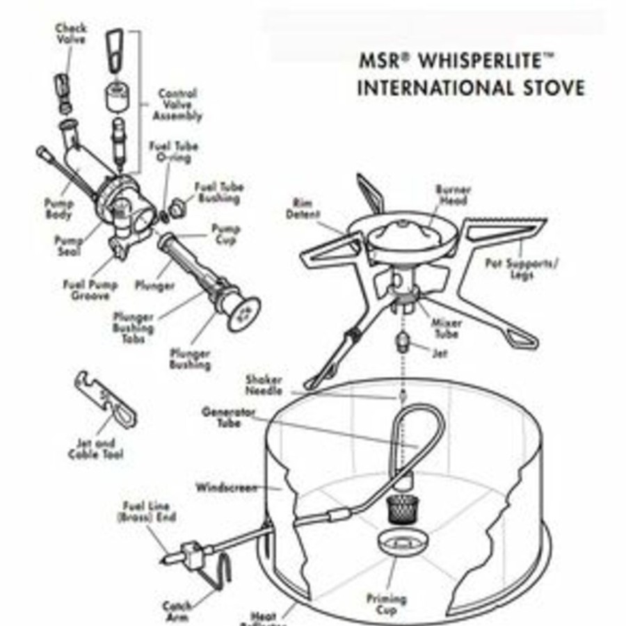 Kamperen MSR | Msr Wl/Wli Stove Legs Voor Whisperlite Diverse