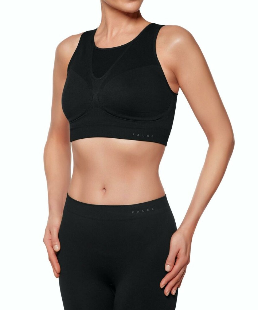 Outdoor Clothing FALKE | Falke Bra Top Cup A/B 37474 Black