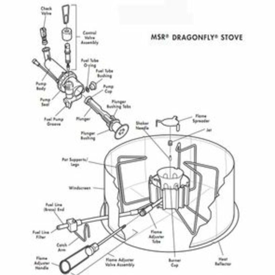 Kamperen MSR | Msr Dragonfly Duraseal Pomp Diverse