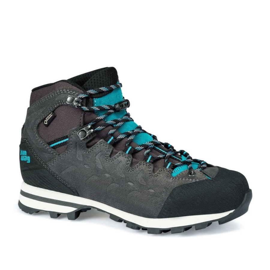 Shoes HANWAG | Hanwag Makra Light Lady Gtx Asphalt/Bluegreen