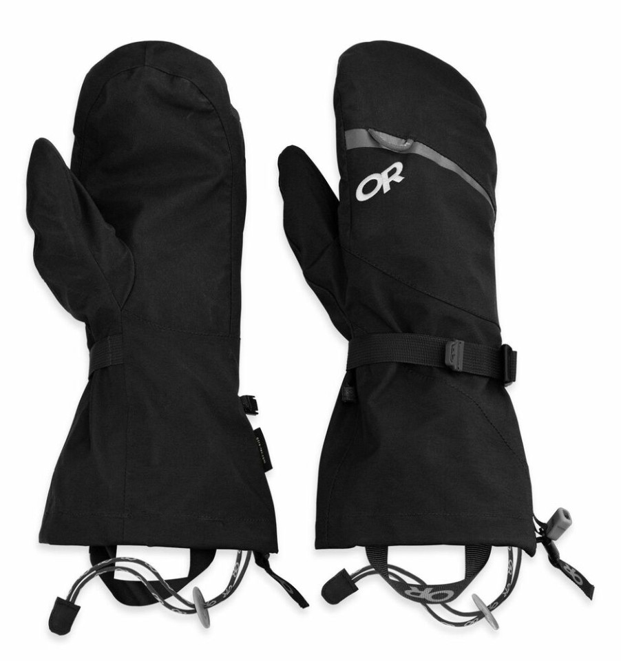 Outdoor Clothing OUTDOOR RESEARCH | Outdoor Research Mt. Baker Modular Mitts 001 Black