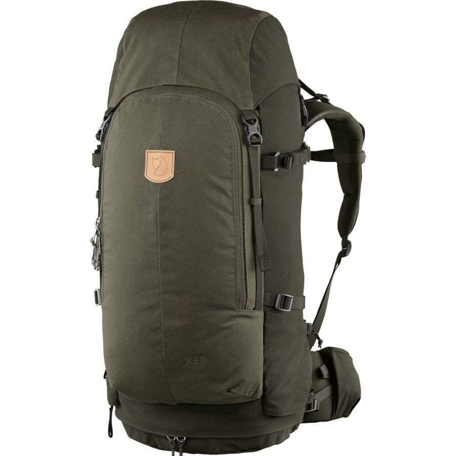 Backpacks&Bags FJALLRAVEN | Fjallraven Keb 52 Functional Trekking Backpack Black-Black