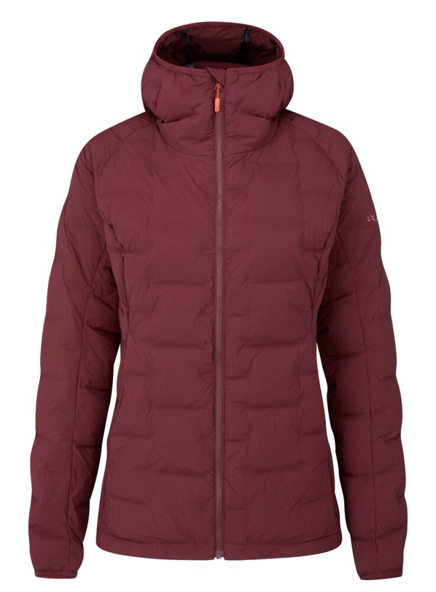 Outdoor Clothing RAB | Rab Cubit Stretch Down Hoody Wmns Deep Heather