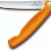 Equipment VICTORINOX | Victorinox Paring Knife Collapsible Serrated Orange Several