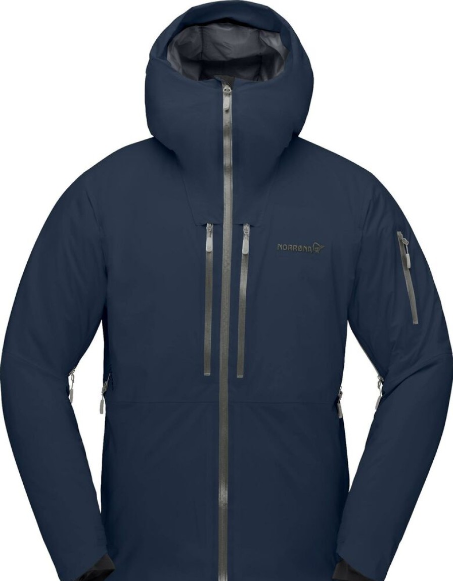 Outdoor Clothing NORRONA | Norrona Lofoten Gore-Tex Thermo 80 Jacket Indigo Night