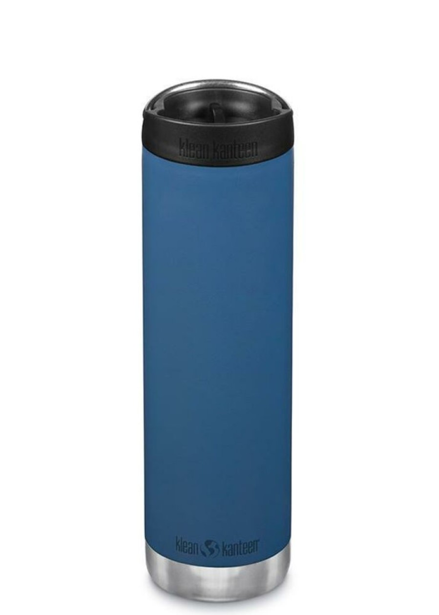 Kamperen KLEAN KANTEEN | Klean Kanteen Tk Wide 20Oz W/Cafe Cap Real Teal Diverse