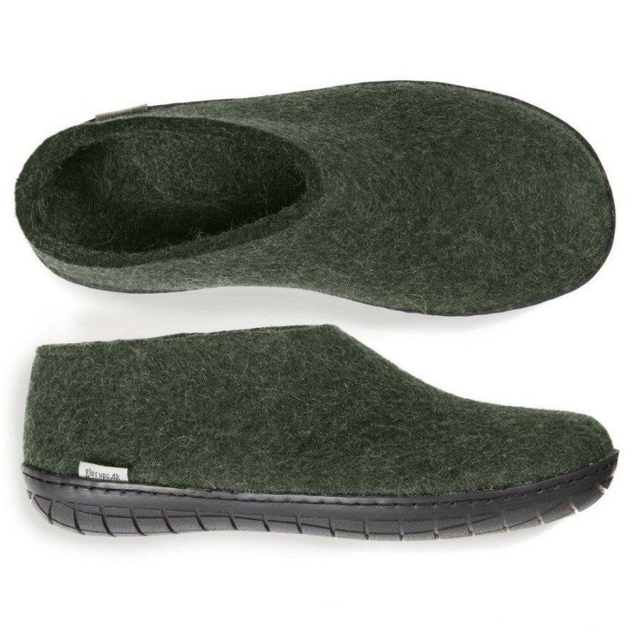 Shoes GLERUPS | Glerups Shoe Ar - Slipper With Black Rubber Sole