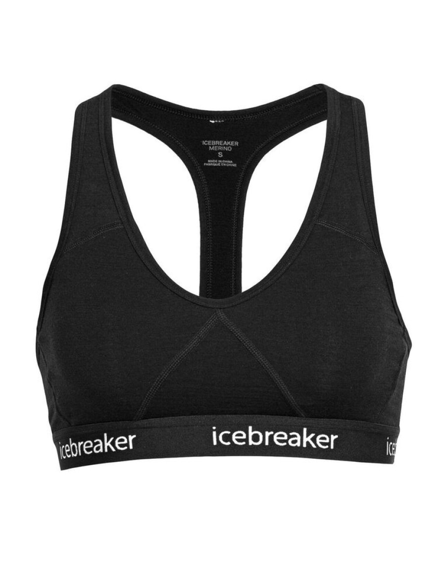 Outdoor Clothing ICEBREAKER | Icebreaker W Sprite Racerback Bra Black