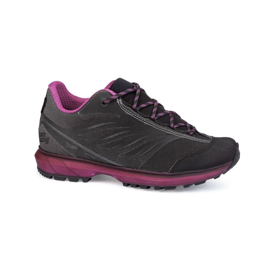 Shoes HANWAG | Hanwag Evorado Low Lady Gtx Wandelschoen Asphalt/Berry