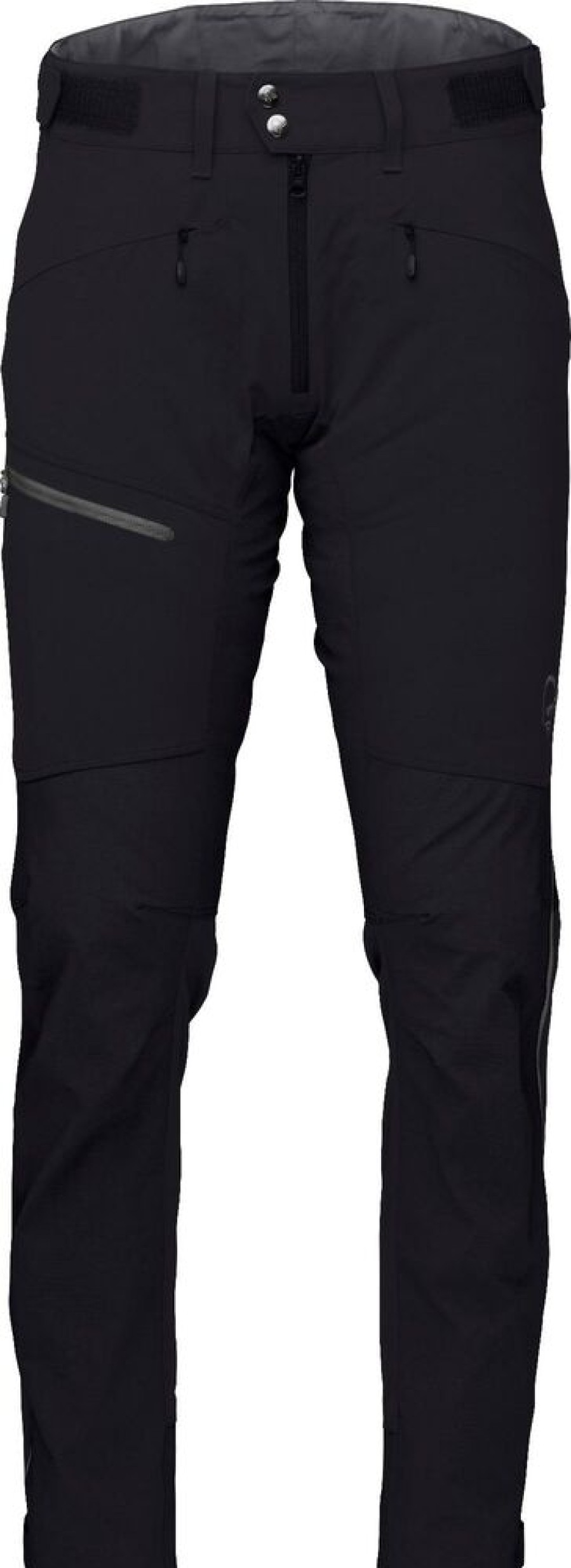 Outdoor Clothing NORRONA | Norrona Falketind Flex1 Heavy Duty Pants M Caviar/Zip Grey