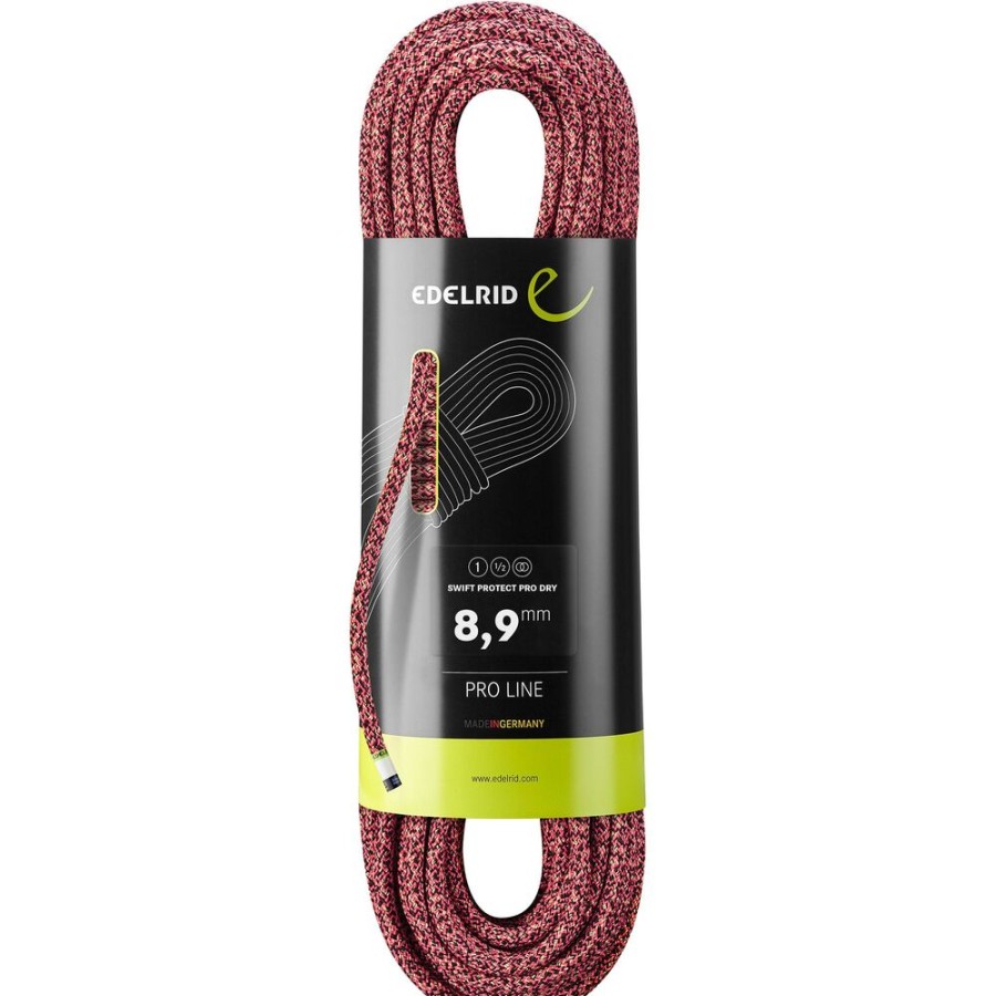 Mountain Sports & Winter Sports EDELRID | Edelrid Swift Protect Pro Dry 8,9 Mm 70 M Night-Fire