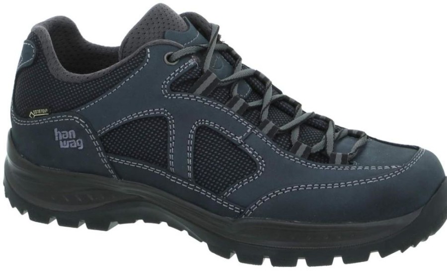 Shoes HANWAG | Hanwag Gritstone Ii Wide Lady Gtx Wide Walking Shoe Navy/Asphalt