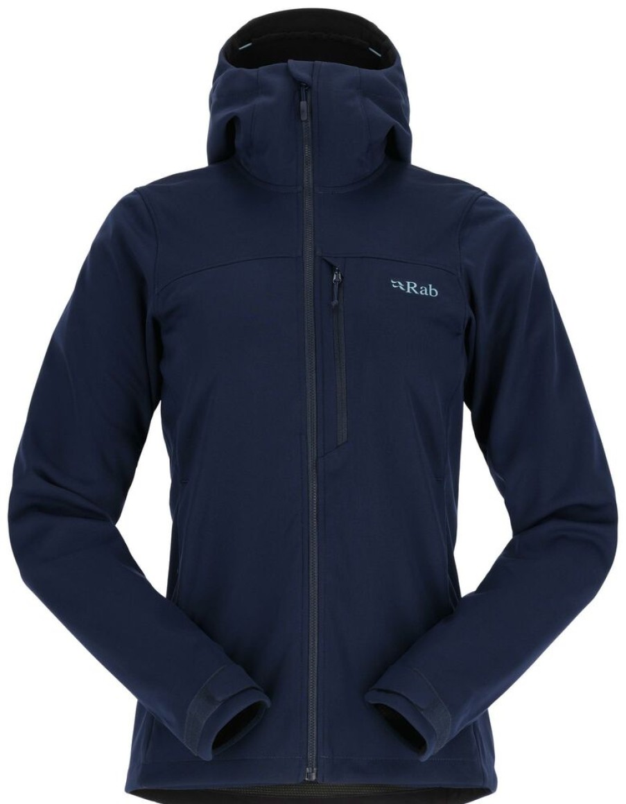 Outdoor Clothing RAB | Rab Scimitar Windstopper Jacket Wmns Deep Ink (Denim)