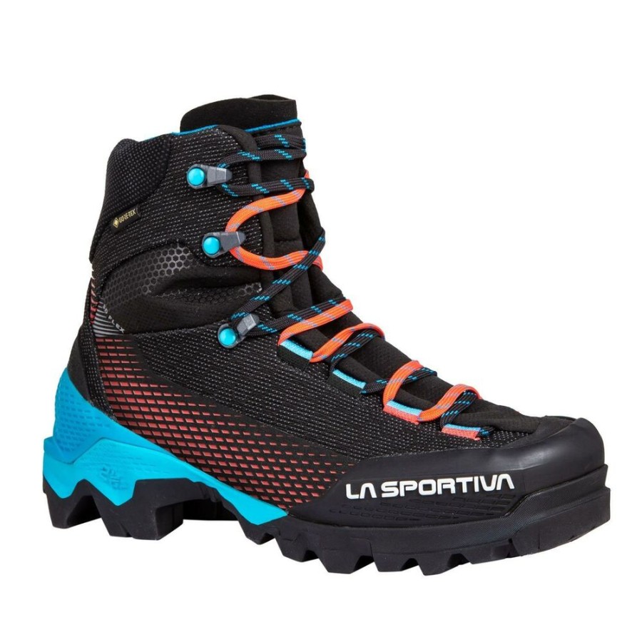 Shoes LA SPORTIVA | La Sportiva Aequilibrium St Women Gtx Black/Hibiscus