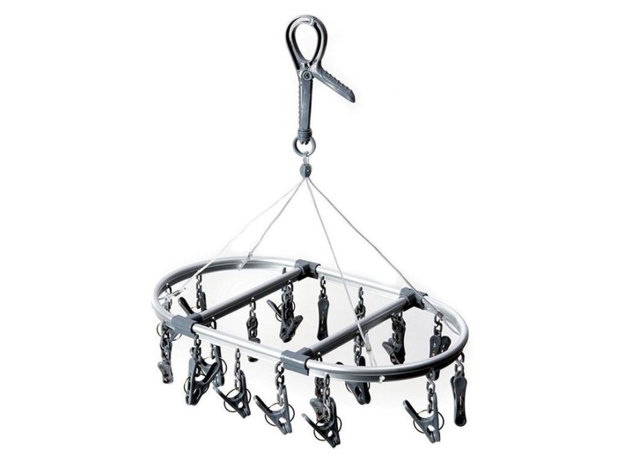 Kamperen BO-CAMP | Bo-Camp Aluminum Drying Carousel With 20 Pegs Diverse