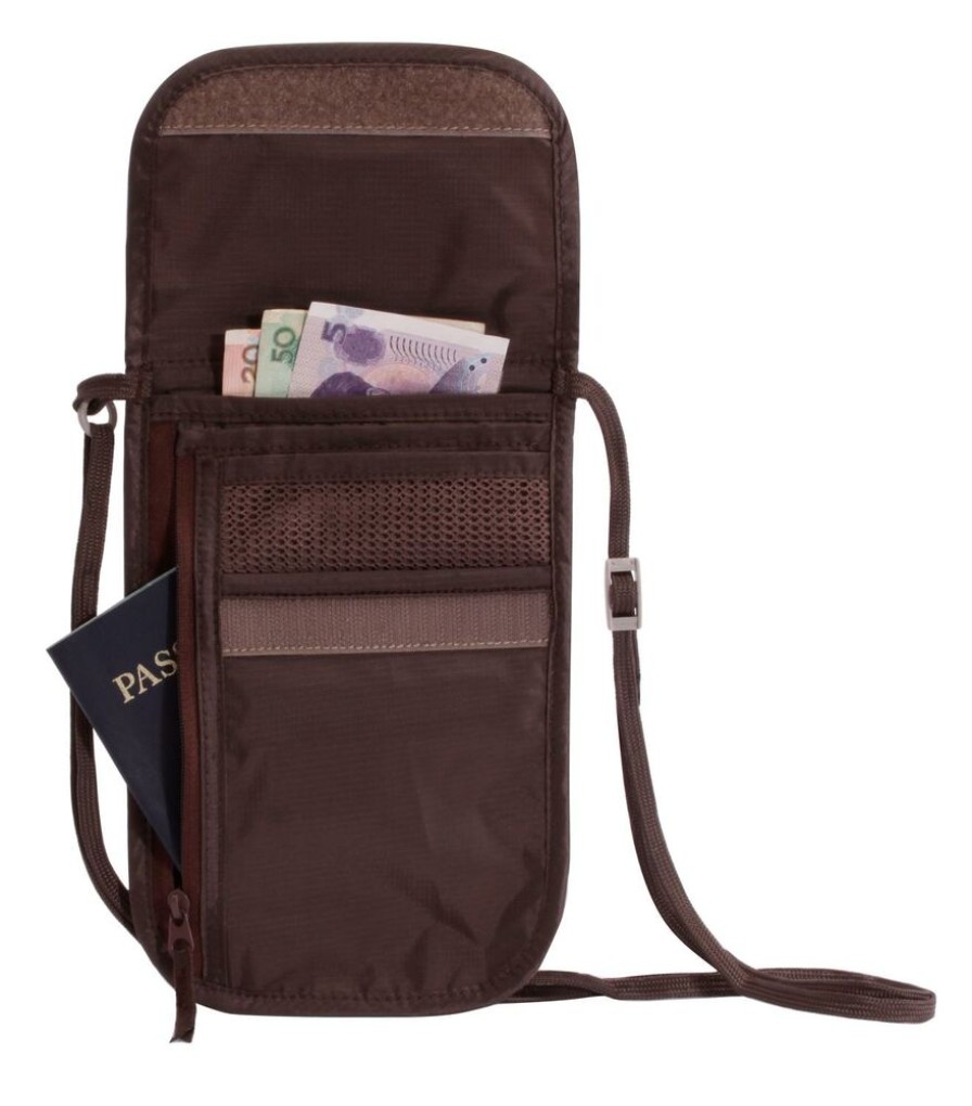 Travel EAGLE CREEK | Eagle Creek Undercover Neck Wallet Dlx Neck Wallet Mocha