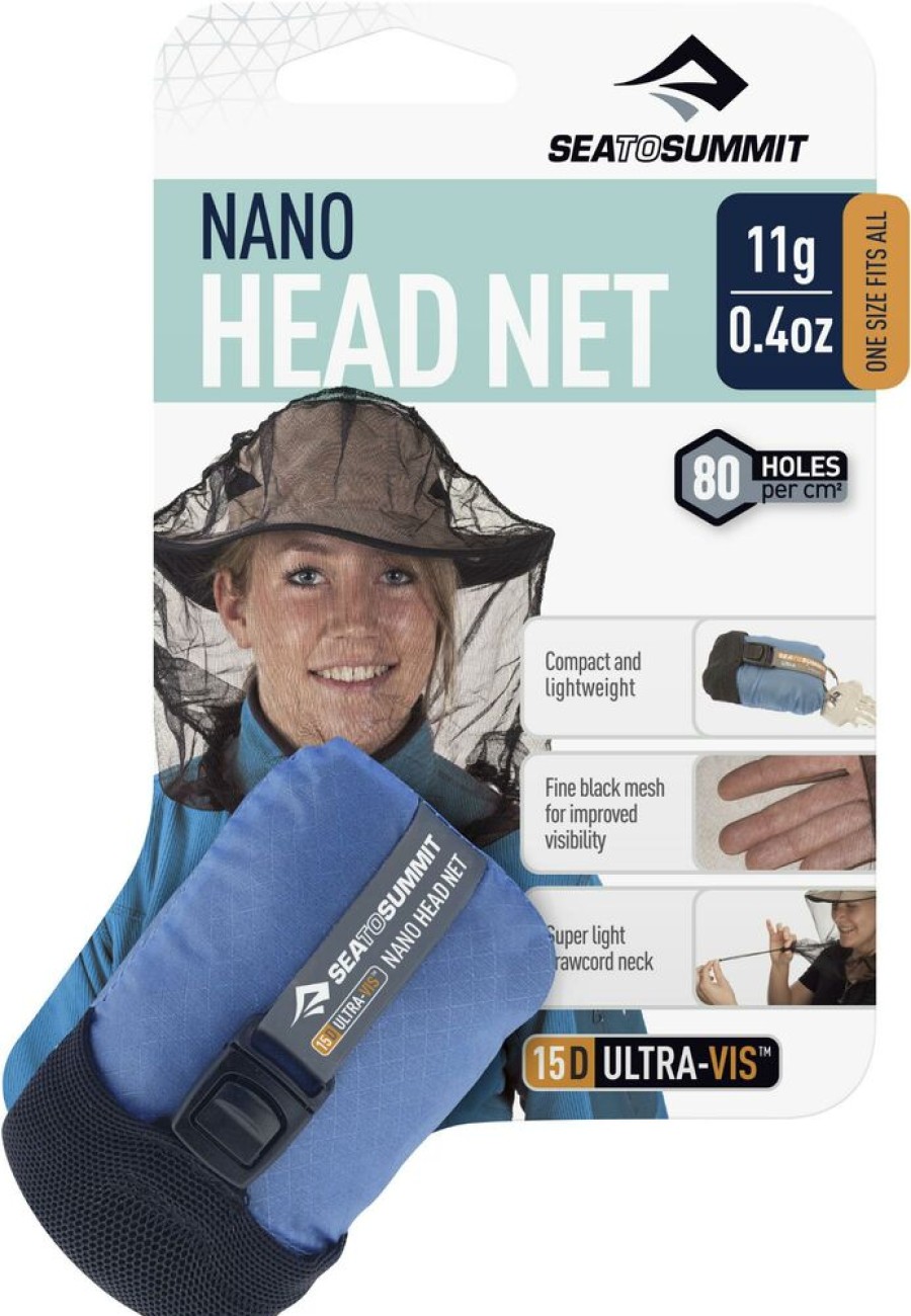 Travel SEA TO SUMMIT | Sea To Summit Mosquito Nano Headnet Hoofdnet Tegen Midges Several