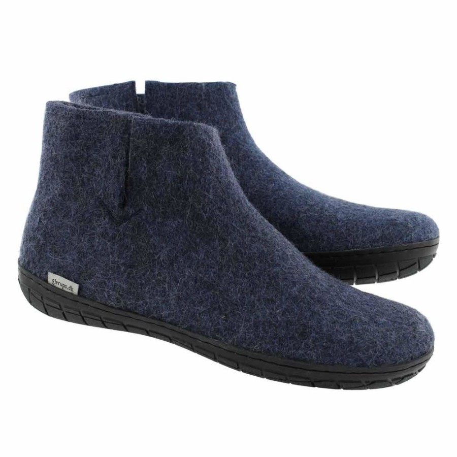 Shoes GLERUPS | Glerups Boot Gr - Hoge Slof Met Zwarte Rubber Zool