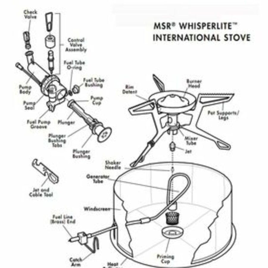 Kamperen MSR | Msr Wli 600 K-Jet For Whisperlite International Diverse