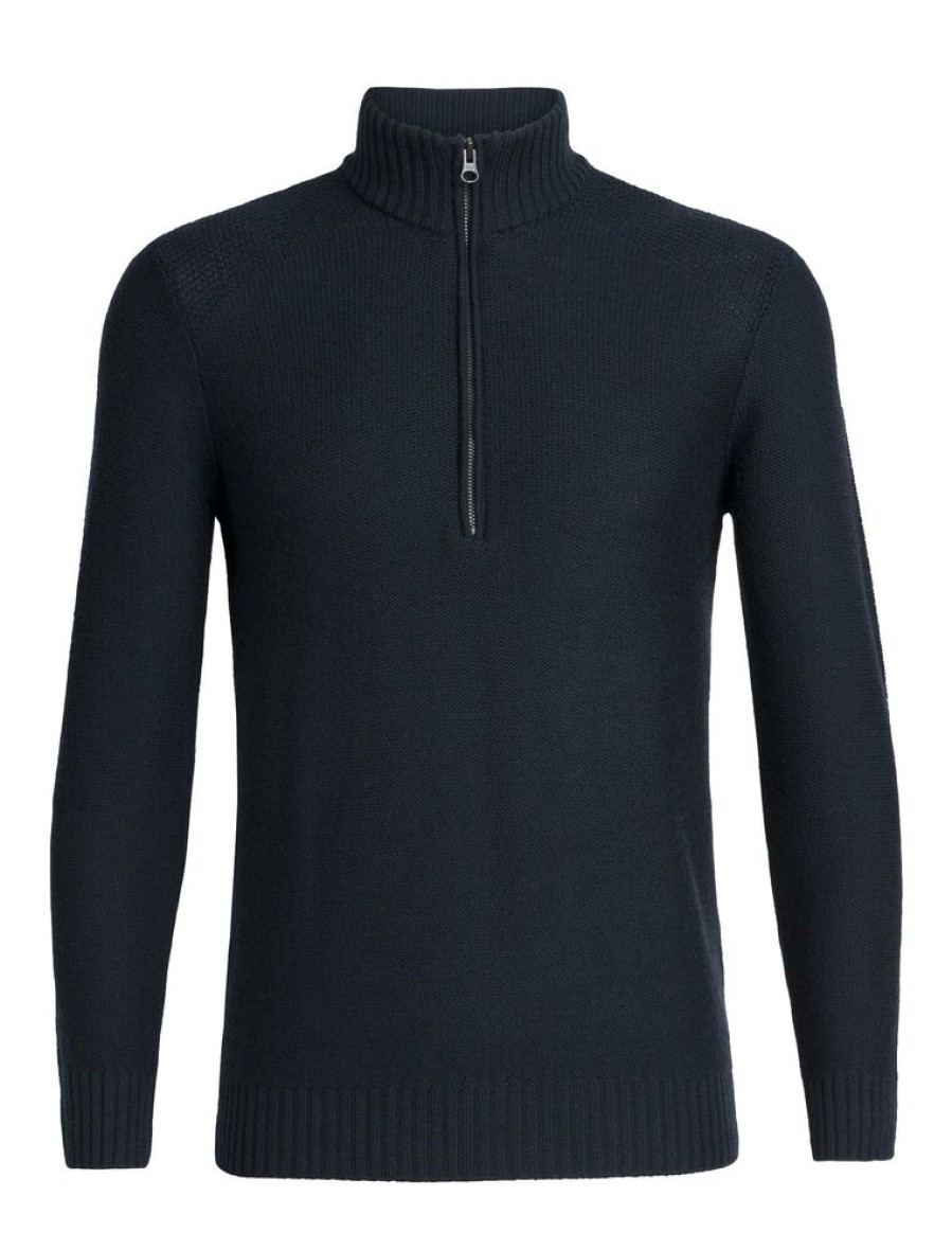 Outdoor Clothing ICEBREAKER | Icebreaker Mens Waypoint Ls Half Zip