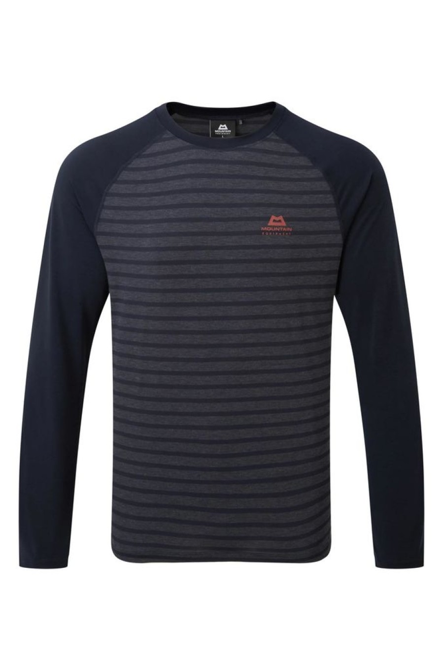 Outdoor Clothing MOUNTAIN EQUIPMENT | Mountain Equipment Redline Ls Tee Cosmos Stripe/Cosmos