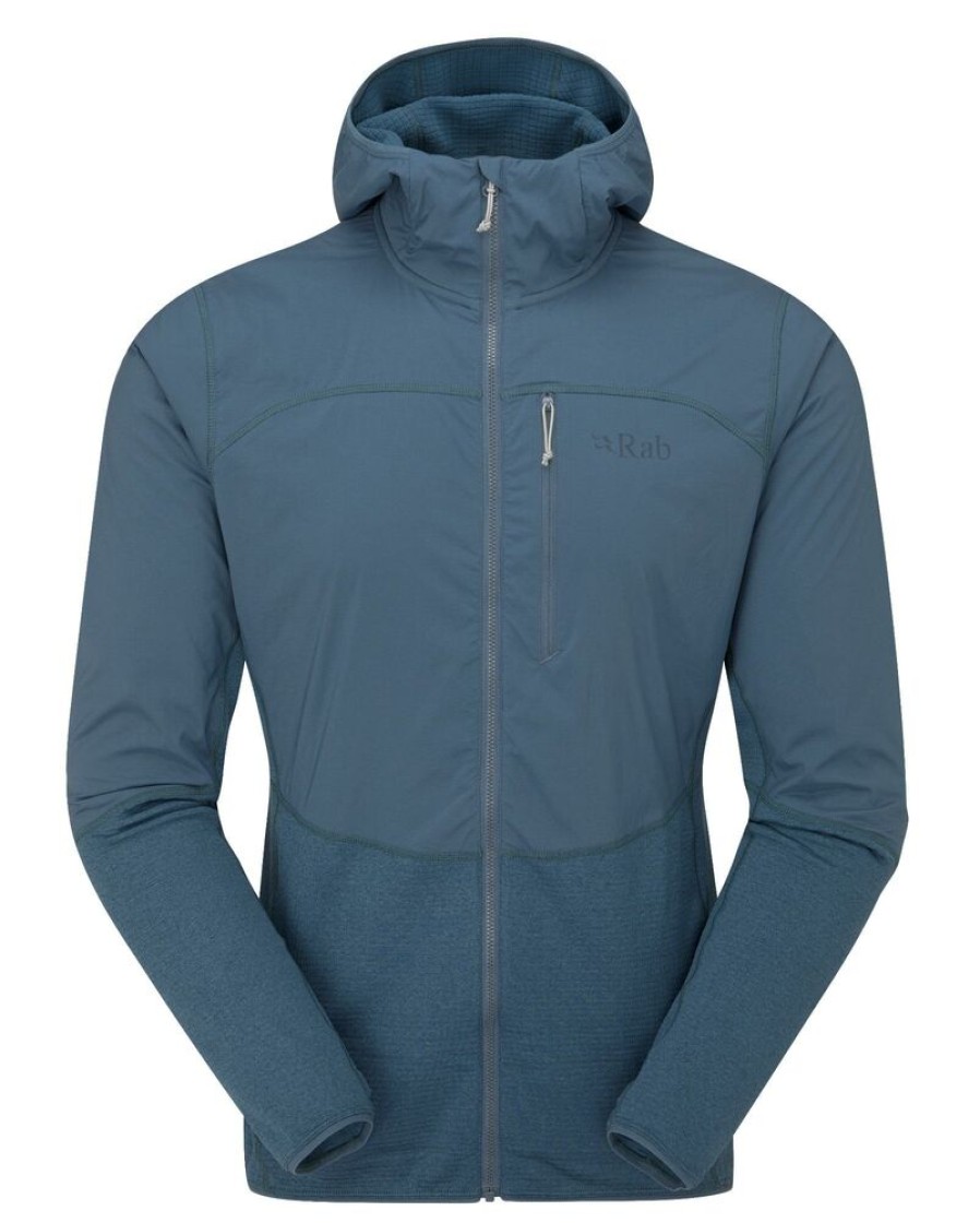 Outdoor Clothing RAB | Rab Ascendor Summit Hoody Fz Orion Blue